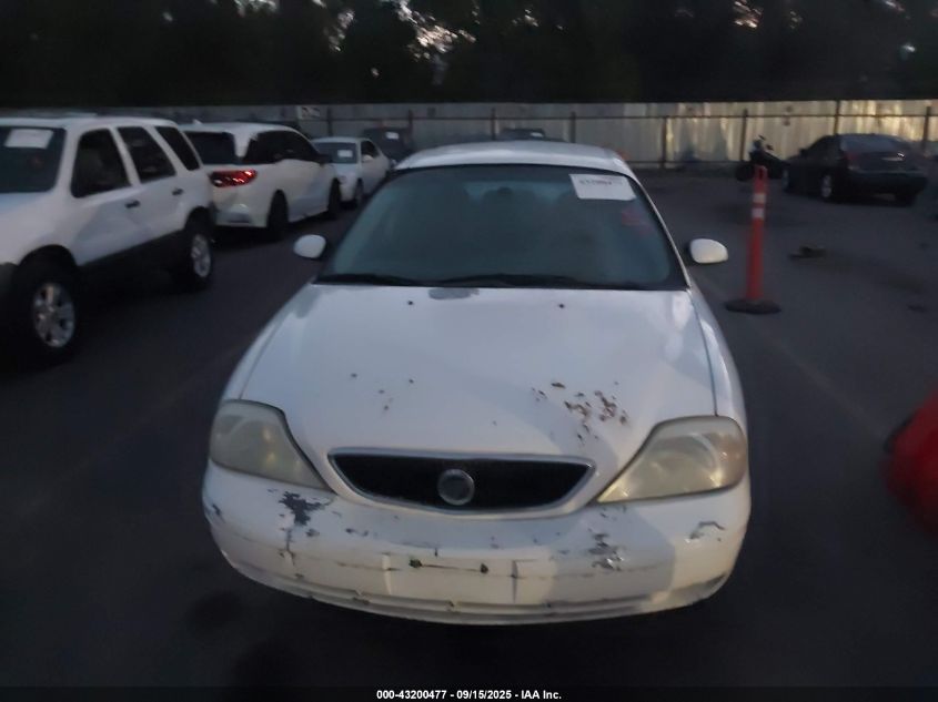 2001 Mercury Sable Gs VIN: 1MEFM50U31G635185 Lot: 43200477