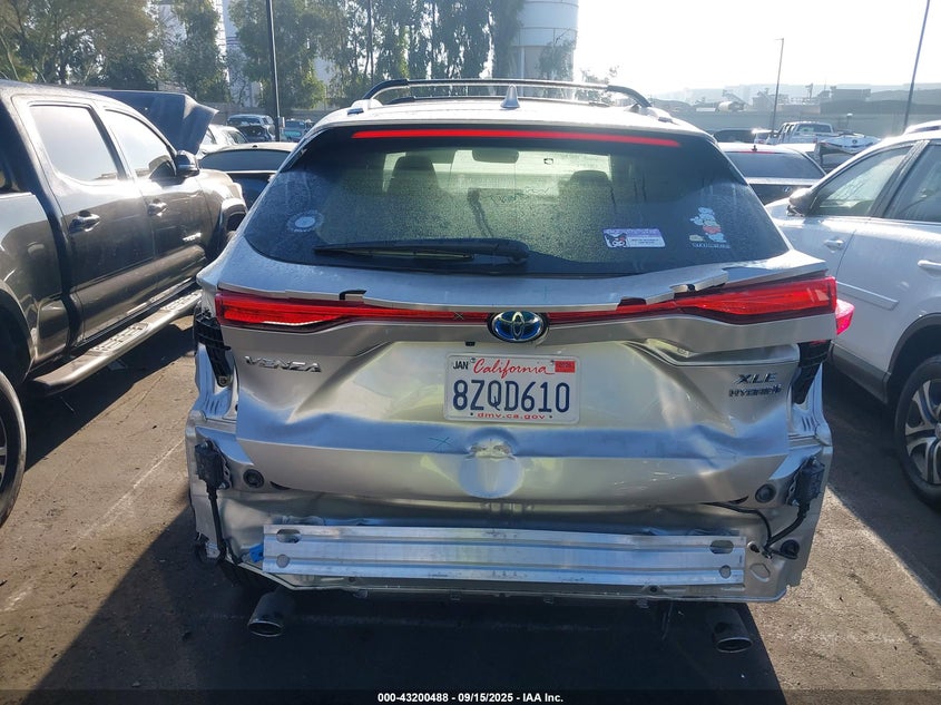 2021 TOYOTA VENZA XLE JTEAAAAH1MJ087060