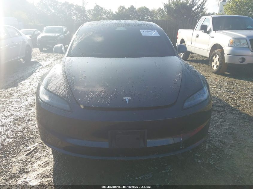 2024 Tesla Model 3 Long Range Dual Motor All-Wheel Drive/Rear-Wheel Drive VIN: 5YJ3E1EAXRF770629 Lot: 43200616