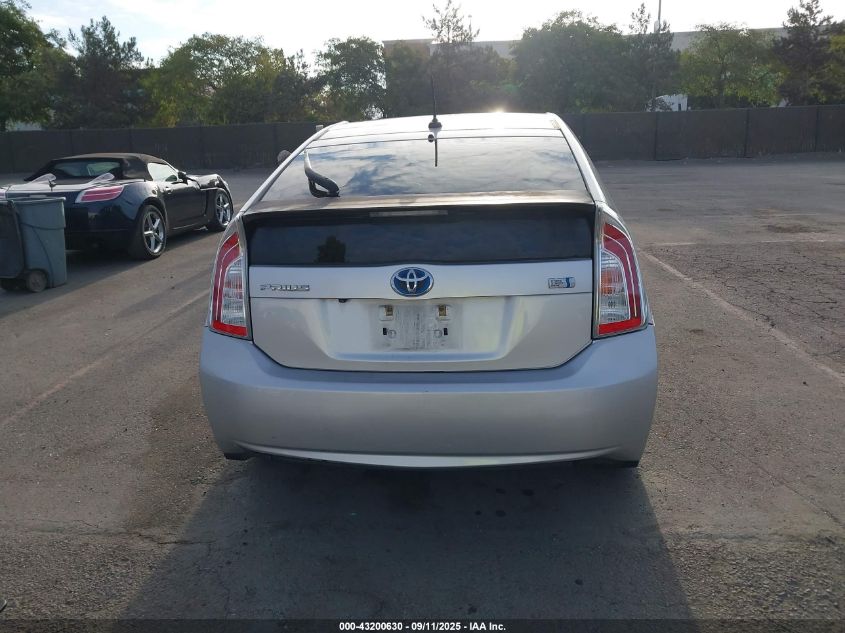 2012 Toyota Prius VIN: JTDKN3DU3C5426183 Lot: 43200630