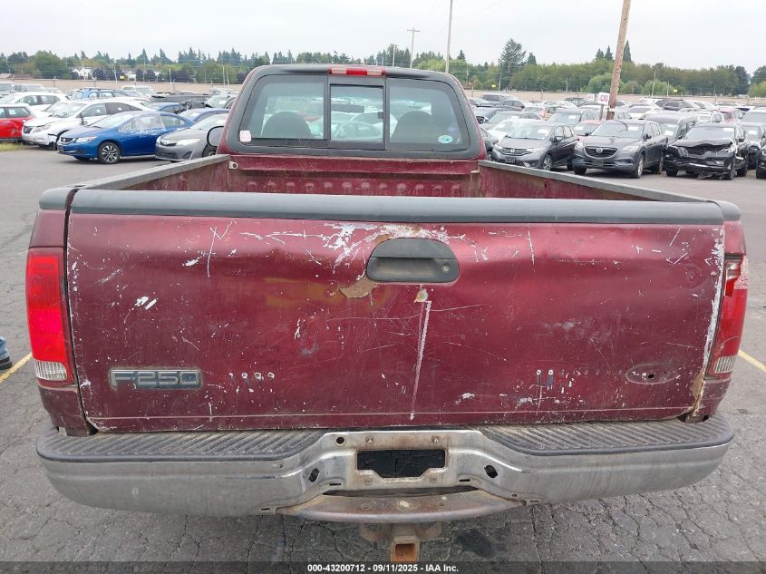 1999 Ford F-250 Lariat/Work Series/Xl/Xlt VIN: 1FTRF27L1XNB30917 Lot: 43200712