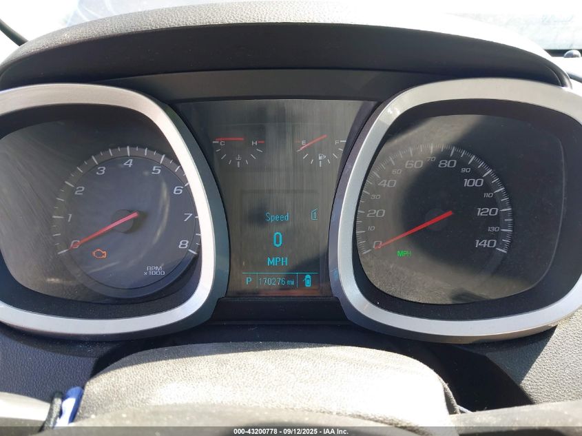 2012 Chevrolet Equinox 1Lt VIN: 2GNALDEK0C6159746 Lot: 43200778