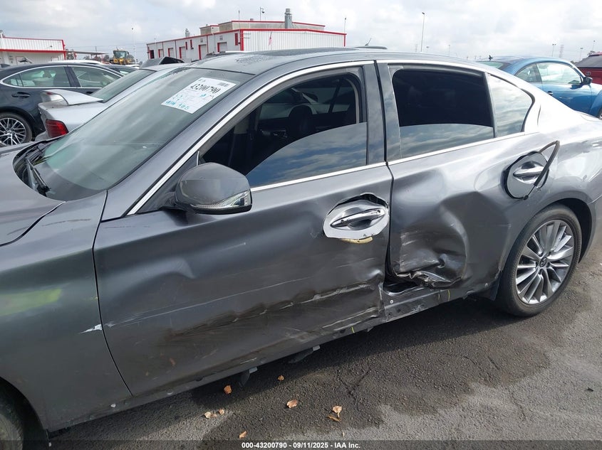 VIN JN1EV7AP0LM202509 2020 INFINITI Q50 LUXE