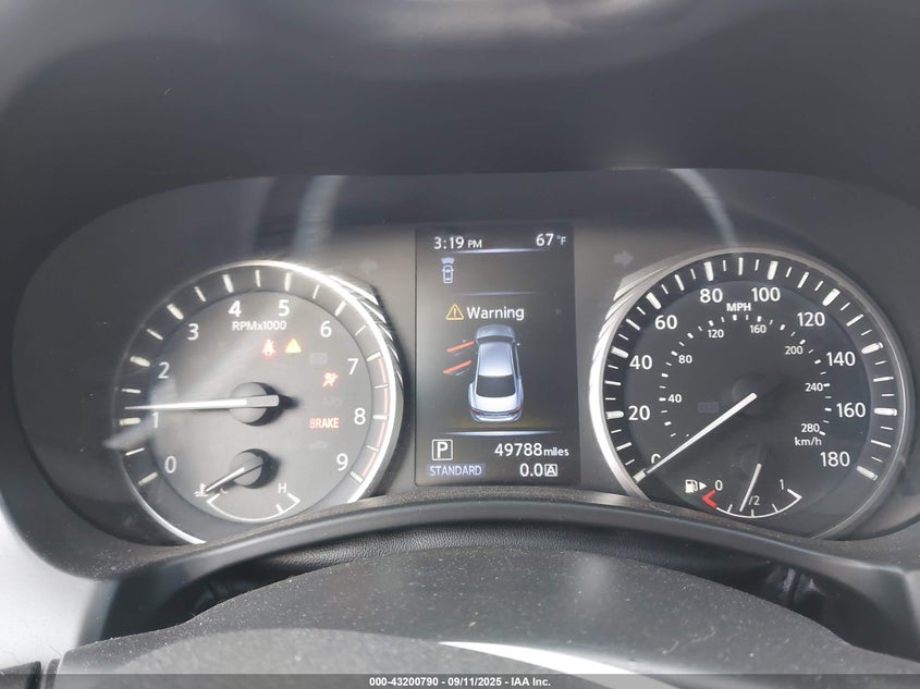 VIN JN1EV7AP0LM202509 2020 INFINITI Q50 LUXE