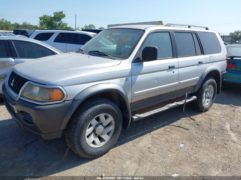 2002 Mitsubishi Montero Sport Xls VIN: JA4LS31R02J038051 Lot: 43200890