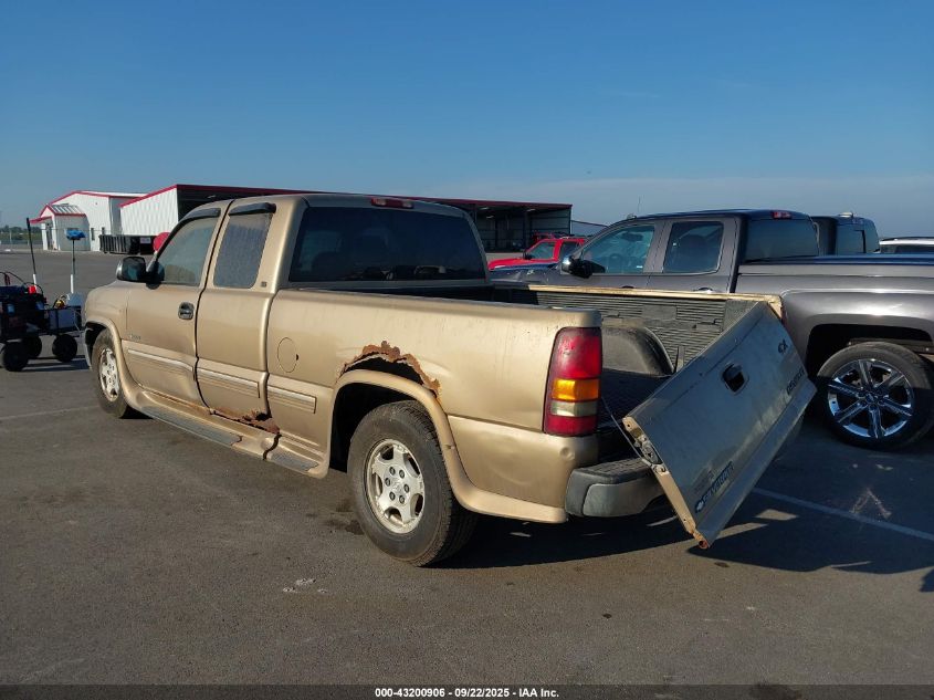 2000 Chevrolet Silverado 1500 Lt VIN: 2GCEC19T3Y1142584 Lot: 43200906