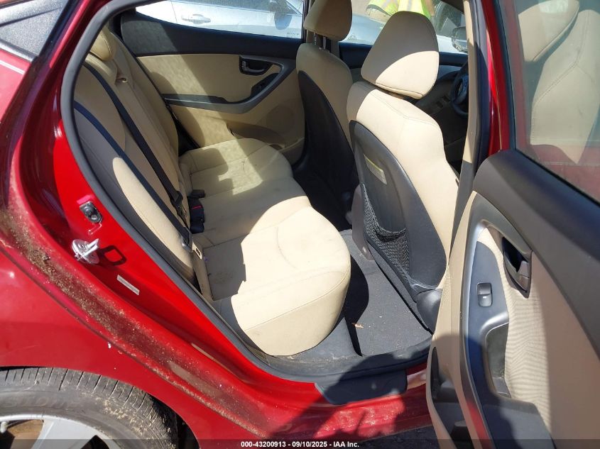 2013 Hyundai Elantra Gls VIN: KMHDH4AE0DU521984 Lot: 43200913