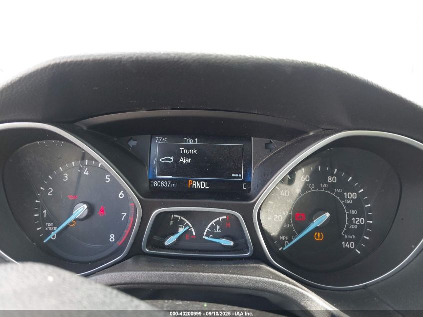 2016 Ford Focus Se VIN: 1FADP3F26GL372688 Lot: 43200999