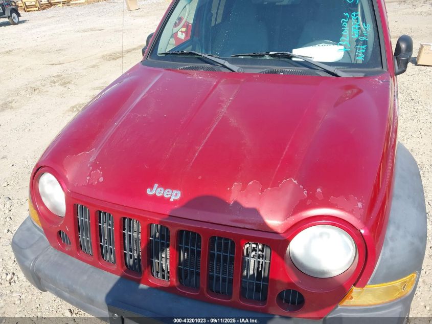 2007 Jeep Liberty Sport VIN: 1J4GL48K37W677239 Lot: 43201023
