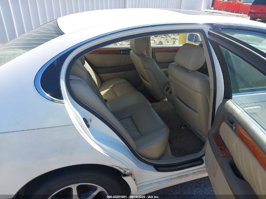 2000 Lexus Gs 300 VIN: JT8BD68S0Y0107470 Lot: 43201081