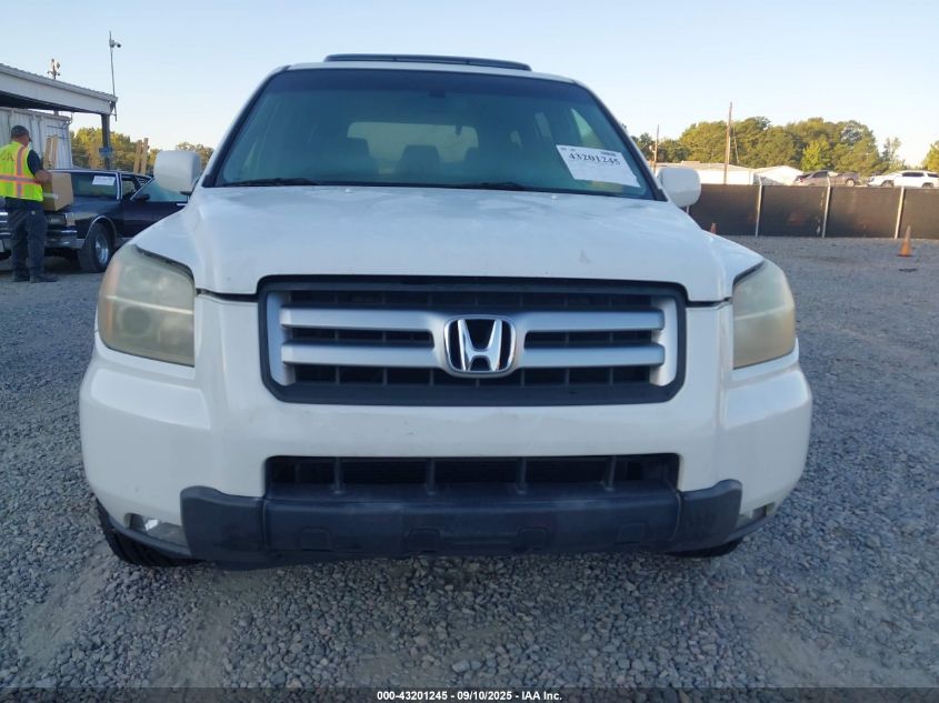 2006 Honda Pilot Ex-L VIN: 5FNYF18646B024814 Lot: 43201245