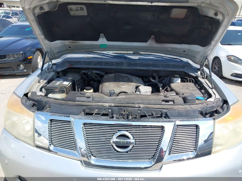 2010 Nissan Armada Platinum VIN: 5N1BA0ND6AN600197 Lot: 43201266