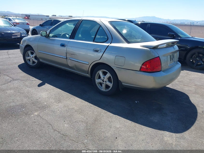 2004 Nissan Sentra 2.5S gold sedan gasoline 3N1AB51A74L740658 photo #4
