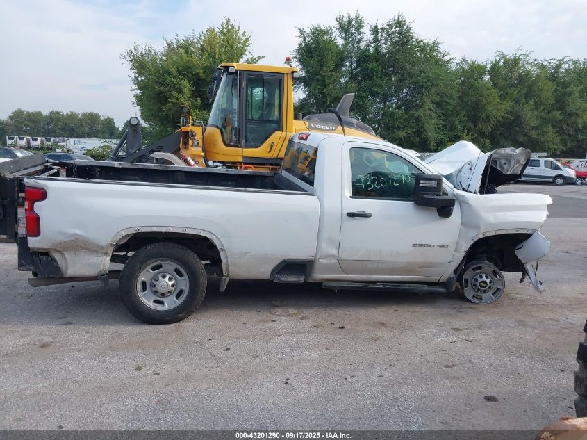2021 Chevrolet Silverado 2500Hd 2Wd Long Bed Wt VIN: 1GC0WLE71MF295005 Lot: 43201290