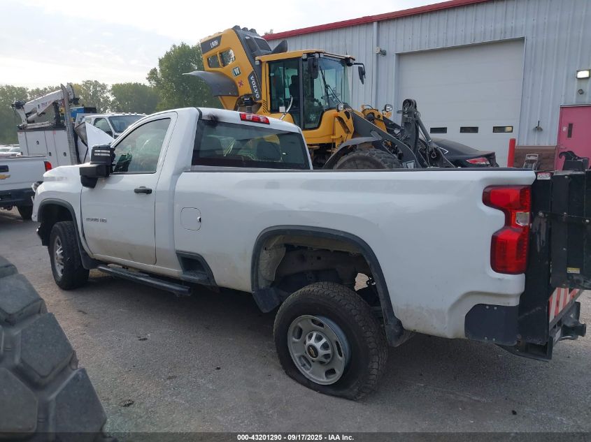 2021 Chevrolet Silverado 2500Hd 2Wd Long Bed Wt VIN: 1GC0WLE71MF295005 Lot: 43201290