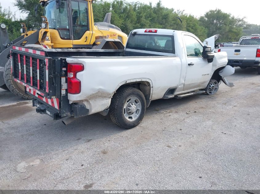 2021 Chevrolet Silverado 2500Hd 2Wd Long Bed Wt VIN: 1GC0WLE71MF295005 Lot: 43201290