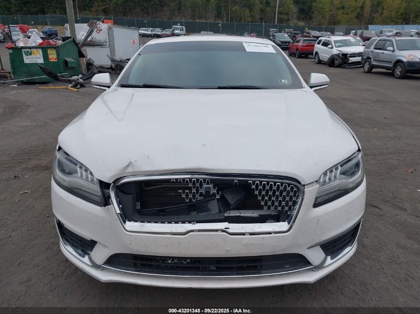 2017 Lincoln Mkz Reserve VIN: 3LN6L5E92HR664684 Lot: 43201348