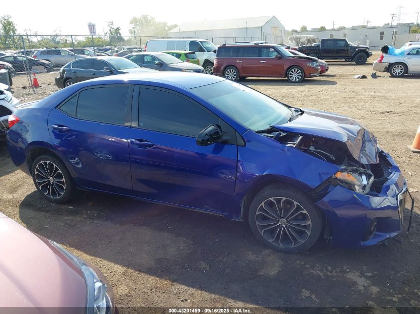 2016 Toyota Corolla L/Le/Le Pls/Prm/S/S Pls VIN: 5YFBURHE6GP534847 Lot: 43201459