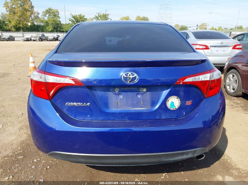 2016 Toyota Corolla L/Le/Le Pls/Prm/S/S Pls VIN: 5YFBURHE6GP534847 Lot: 43201459