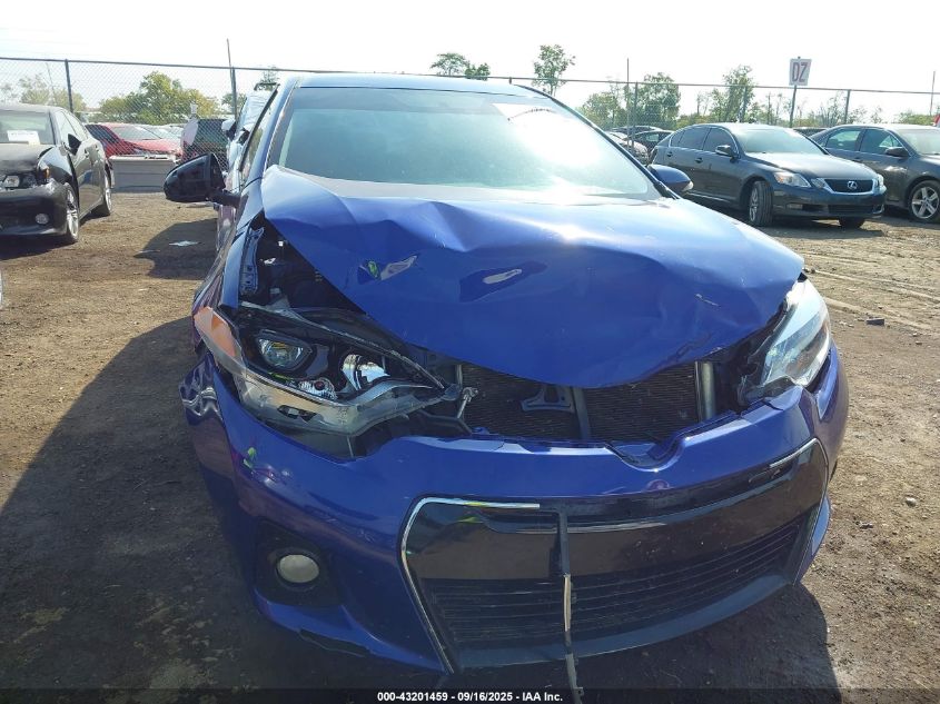 2016 Toyota Corolla L/Le/Le Pls/Prm/S/S Pls VIN: 5YFBURHE6GP534847 Lot: 43201459