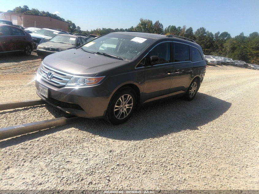Vin: 5fnrl5h68bb066269, lot: 43695939, honda odyssey ex-l 20112