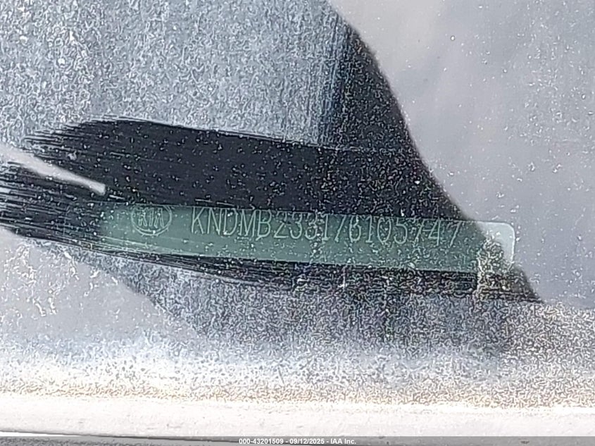 2007 Kia Sedona Lx VIN: KNDMB233176105747 Lot: 43201509