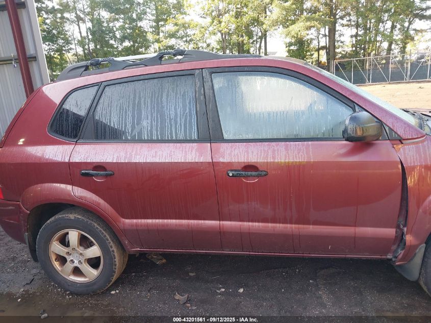 2008 Hyundai Tucson Gls VIN: KM8JM12B184911418 Lot: 43201561