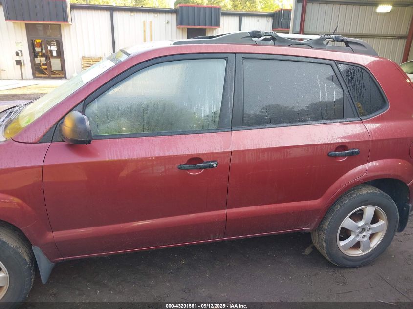 2008 Hyundai Tucson Gls VIN: KM8JM12B184911418 Lot: 43201561