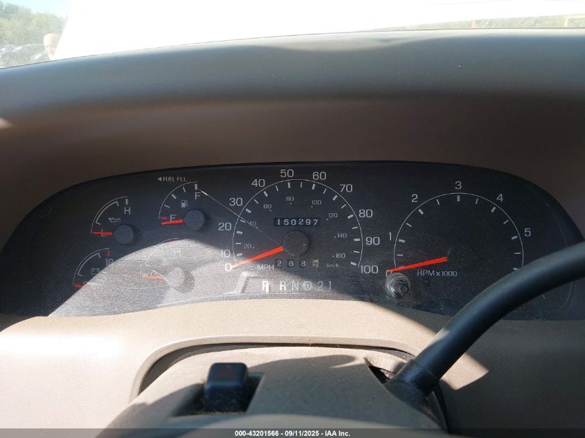 2001 Ford F-250 Lariat/Xl/Xlt VIN: 3FTNX21SX1MA08165 Lot: 43201566