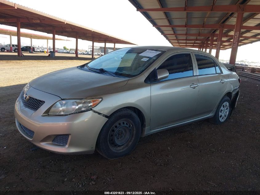 2009 Toyota Corolla Le VIN: 1NXBU40E19Z011980 Lot: 43201623