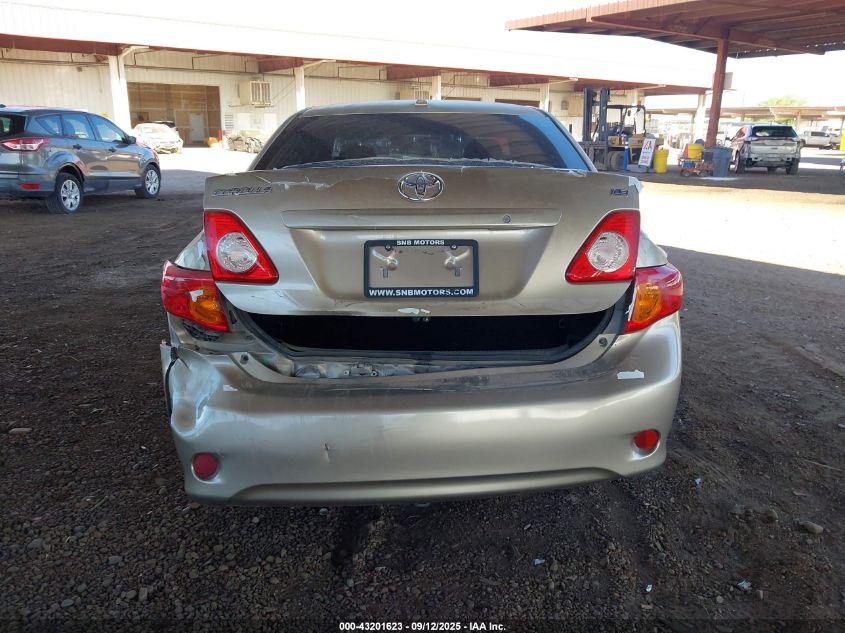 2009 Toyota Corolla Le VIN: 1NXBU40E19Z011980 Lot: 43201623