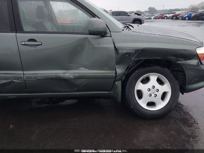 2005 Toyota Highlander Limited V6/V6 VIN: JTEEP21A250086838 Lot: 43201641