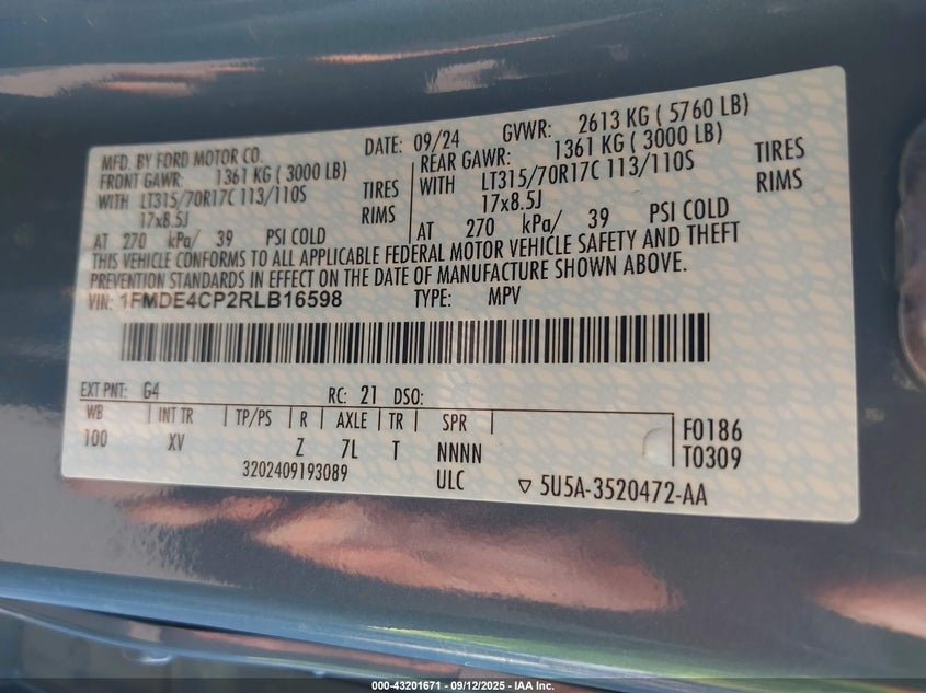 2024 FORD BRONCO HERITAGE EDITION - 1FMDE4CP2RLB16598