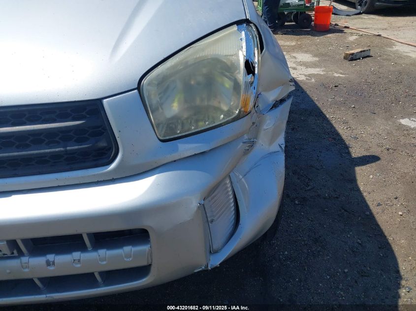 2002 Toyota Rav4 VIN: JTEHH20V026018335 Lot: 43201682