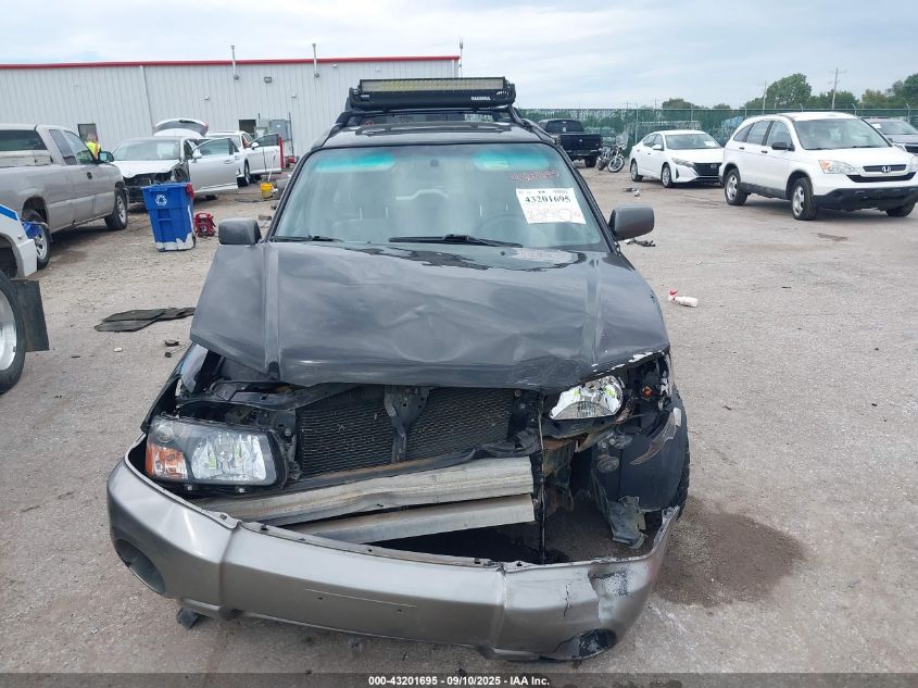 2003 Subaru Forester Xs VIN: JF1SG65623G722558 Lot: 43201695