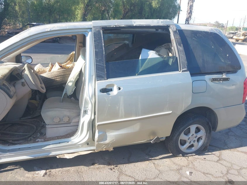 2002 Mazda Mpv Es/Lx VIN: JM3LW28A620323693 Lot: 43201717