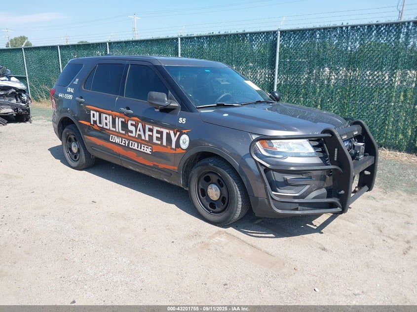 2018 FORD POLICE INTERCEPTOR - 1FM5K8ATXJGC19575