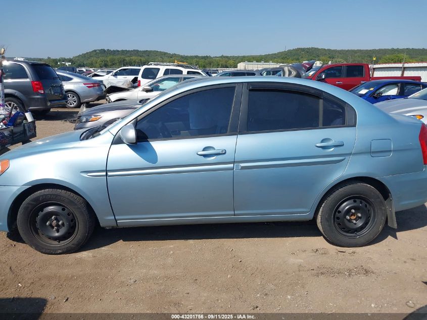 2009 Hyundai Accent Gls VIN: KMHCN46C59U293810 Lot: 43201756
