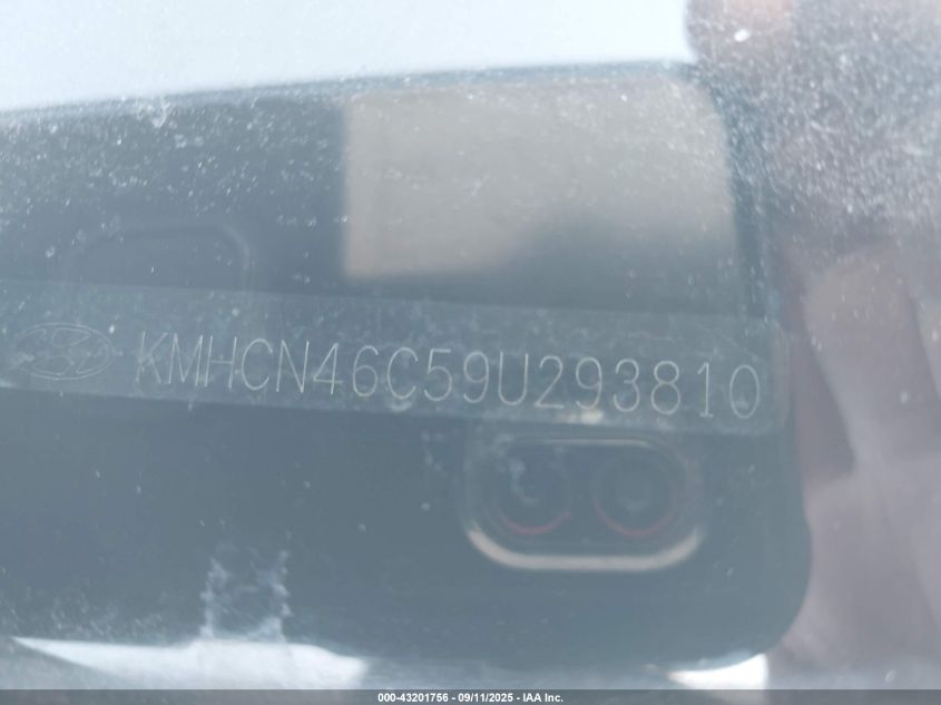 2009 Hyundai Accent Gls VIN: KMHCN46C59U293810 Lot: 43201756