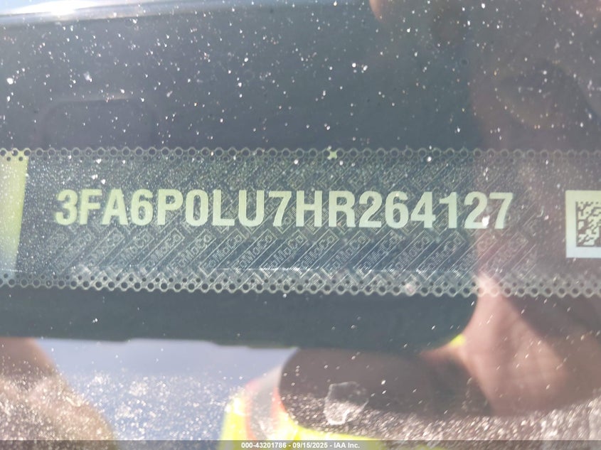 3FA6P0LU7HR264127 2017 FORD FUSION photo no. 9