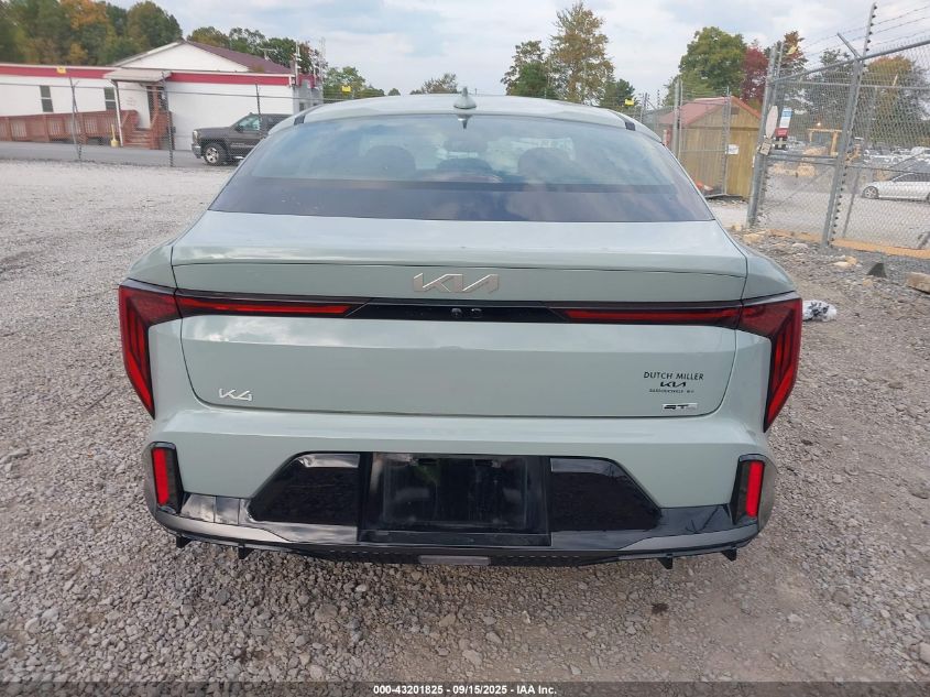 2025 Kia K4 Gt-Line VIN: 3KPFW4DE8SE069826 Lot: 43201825
