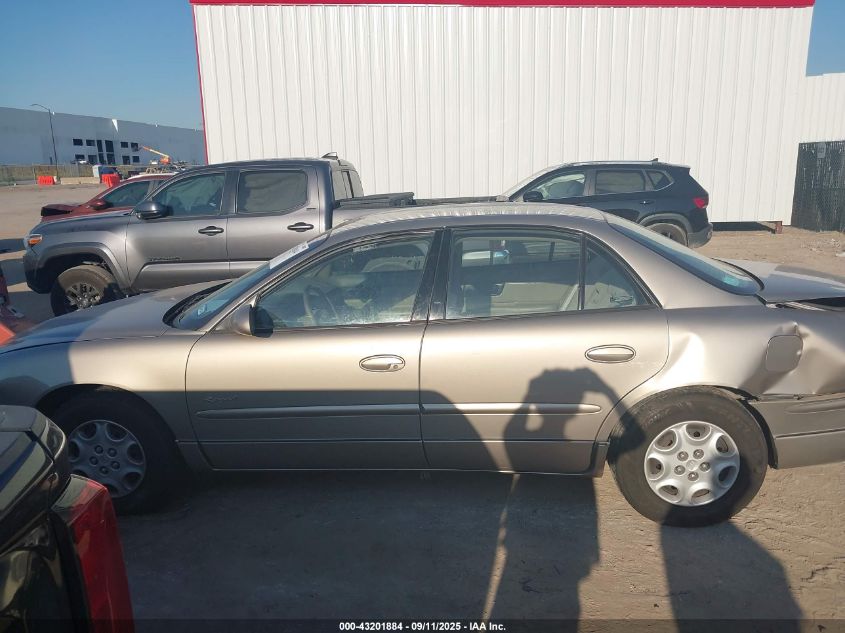 2001 Buick Regal Ls VIN: 2G4WB52K611222480 Lot: 43201884