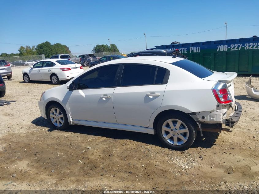 2011 Nissan Sentra 2.0Sr VIN: 3N1AB6AP3BL665612 Lot: 43201903