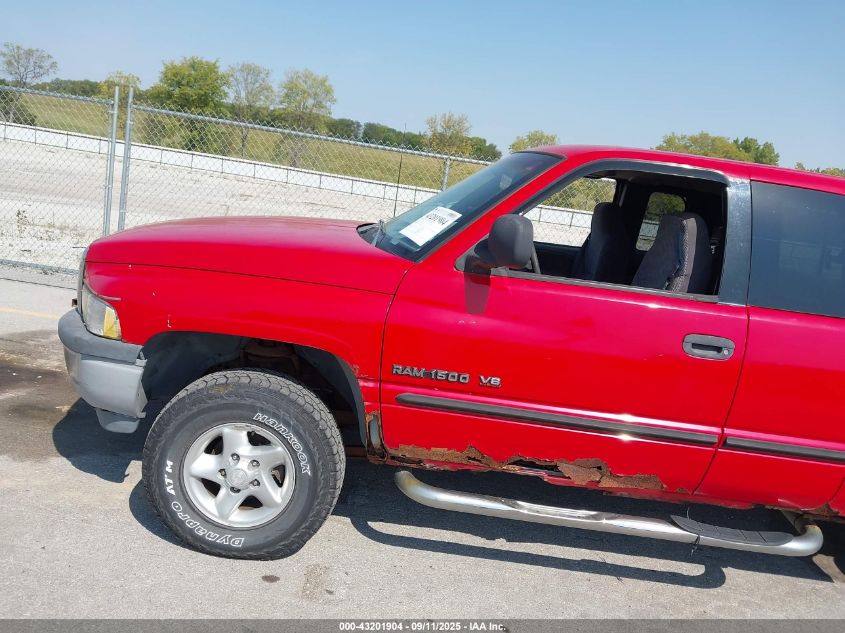 1999 Dodge Ram 1500 St VIN: 1B7HF13YXXJ509672 Lot: 43201904
