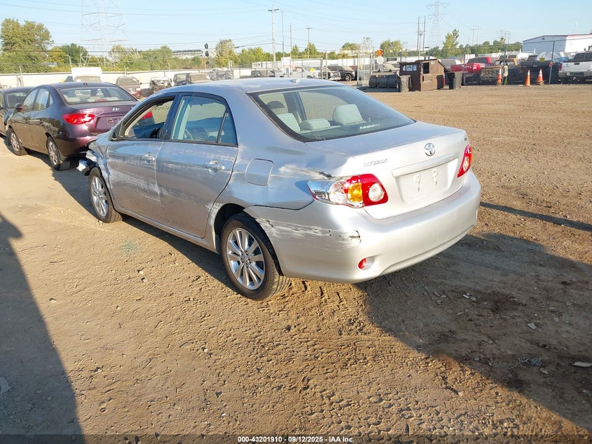 2010 Toyota Corolla Xle silver sedan gasoline 2T1BU4EE9AC324435 photo #4