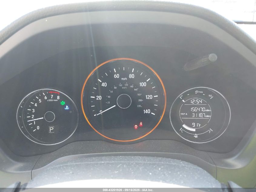 2016 Honda Hr-V Ex VIN: 3CZRU6H50GM717904 Lot: 43201926