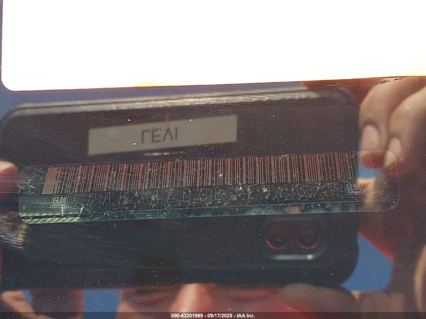 2011 Buick Enclave Cx VIN: 5GAKVAED0BJ296373 Lot: 43201969