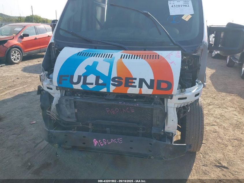 2019 Ram Promaster 2500 High Roof 159 Wb VIN: 3C6TRVDG6KE513228 Lot: 43201982