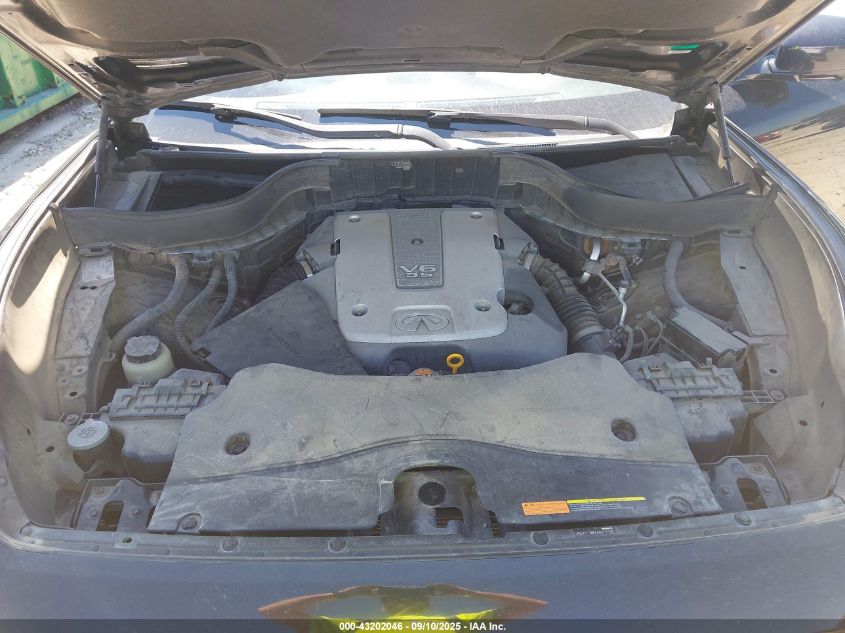 2010 Infiniti Fx35 VIN: JN8AS1MW8AM851187 Lot: 43202046