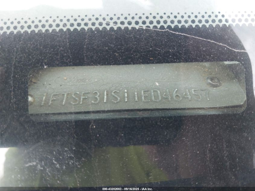 2001 Ford F-350 VIN: 1FTSF31S11ED46457 Lot: 43202083